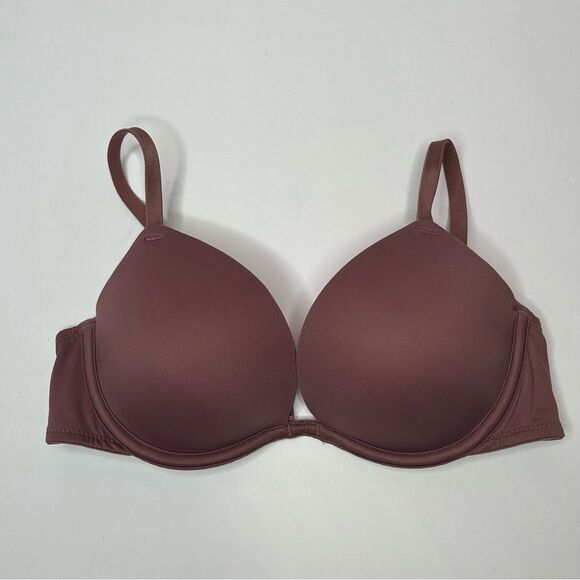 PINK Victoria's Secret Brown bombshell super push-up Bra 32B - Picture 1 of 7
